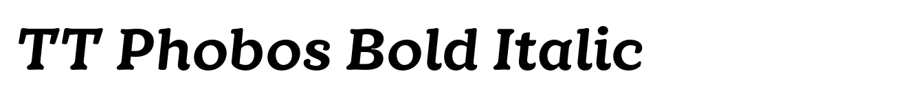 TT Phobos Bold Italic